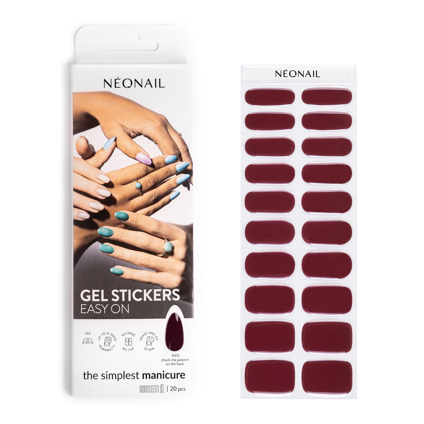 Gel Stickers Easy On M05