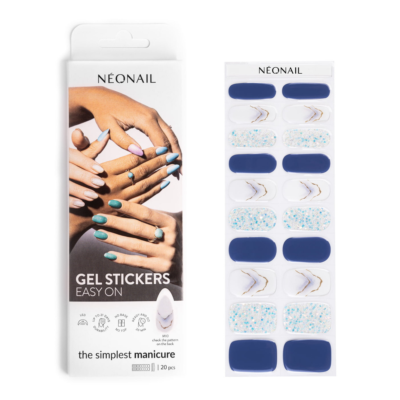 Gel Stickers Easy On M10