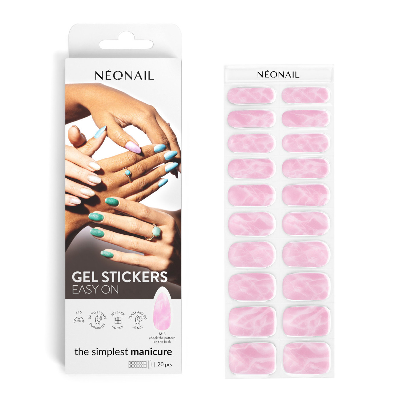 Gel Stickers Easy On M13
