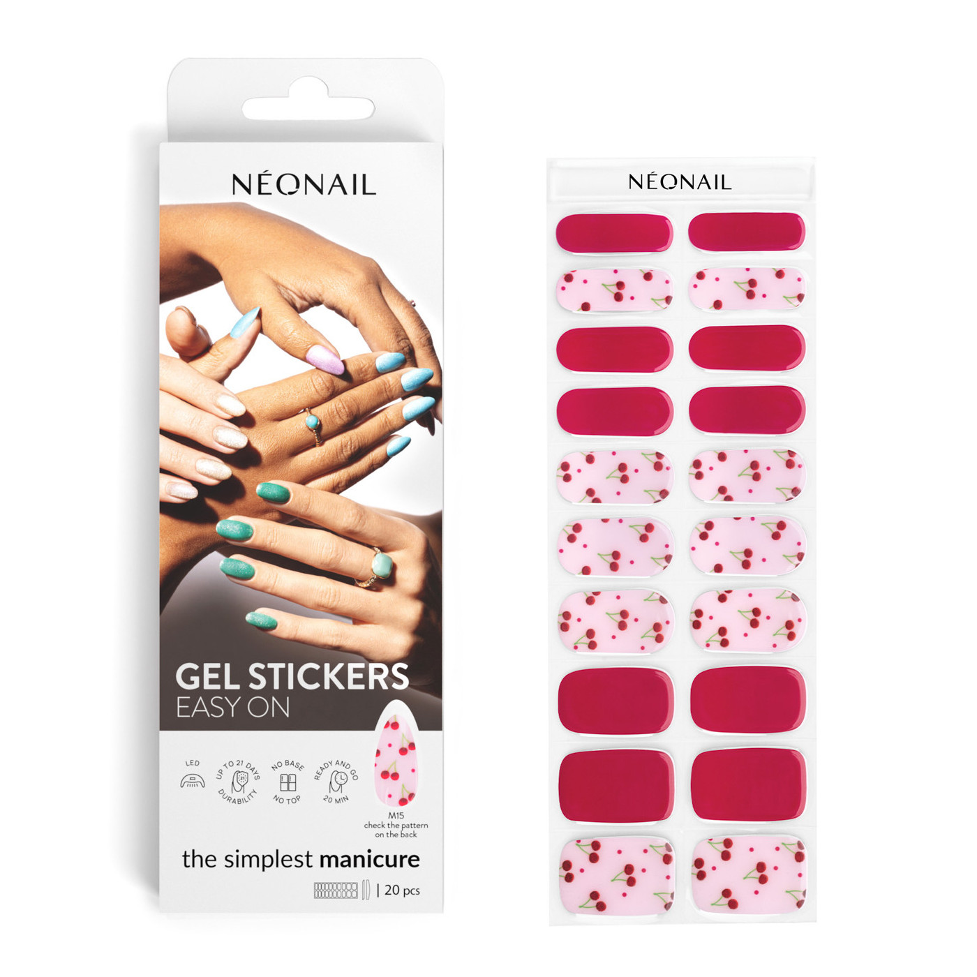 Gel Stickers Easy On M15