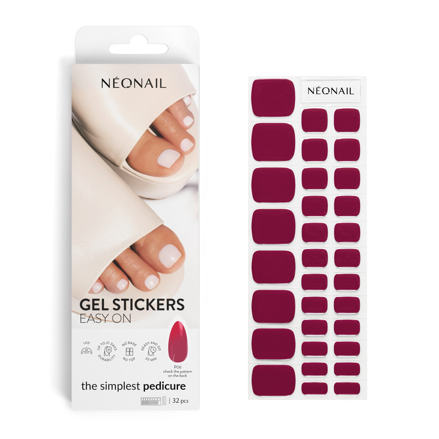 Gel Stickers Easy On P06