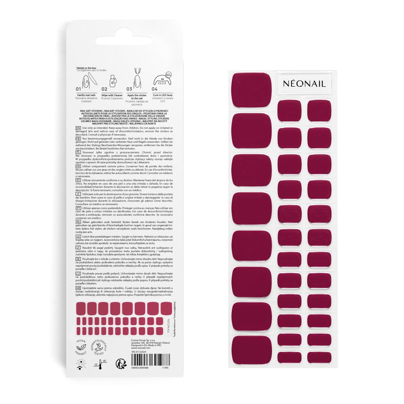 Gel Stickers Easy On P06