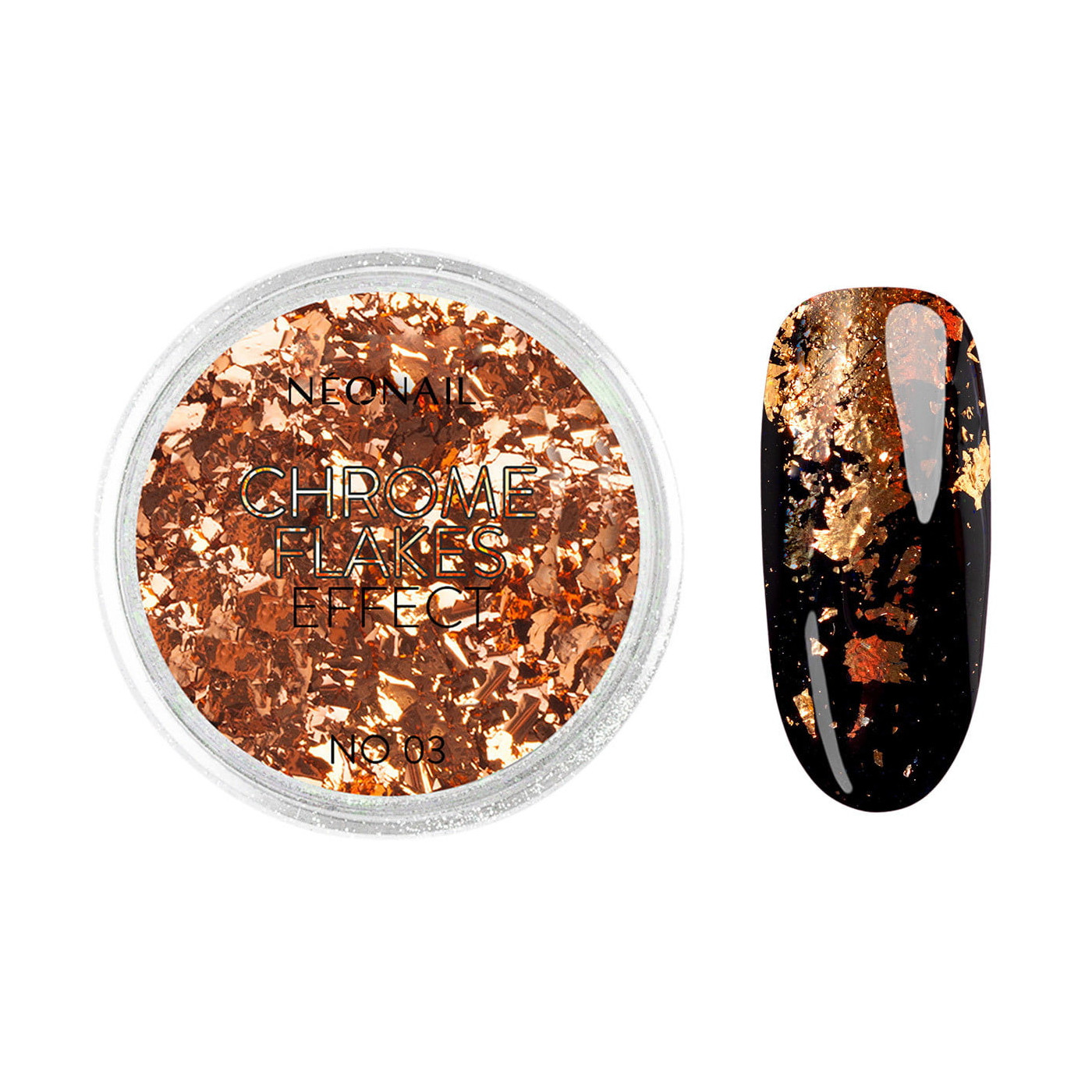 Polvere Chrome Flakes Effect no. 03
