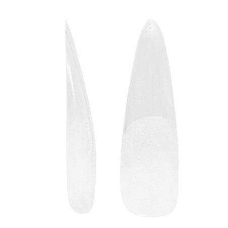 Tips Elastici per Allungamento Unghie Invisible Flexi Tips 03 Clear Stiletto