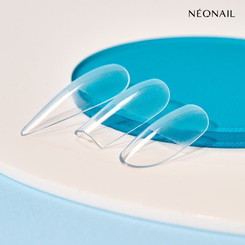 Tips Elastici per Allungamento Unghie Invisible Flexi Tips 03 Clear Stiletto