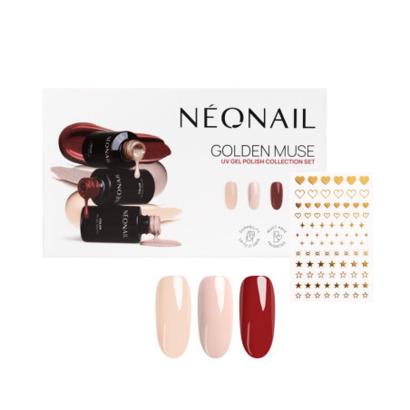 Golden Muse - Set 3 Smalti & Stickers
