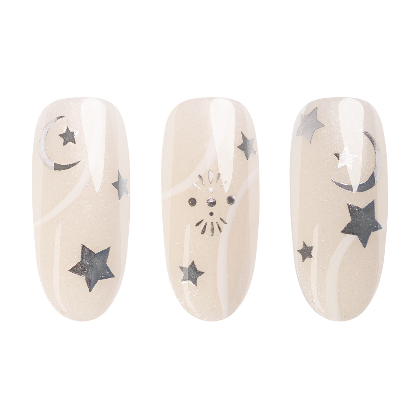 Nail Stickers 05: Astro Silver