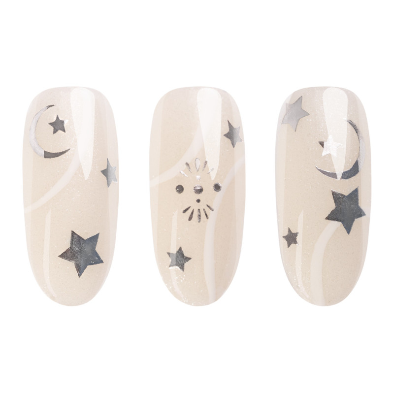 Nail Stickers 05: Astro Silver
