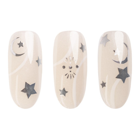 Nail Stickers 05: Astro Silver