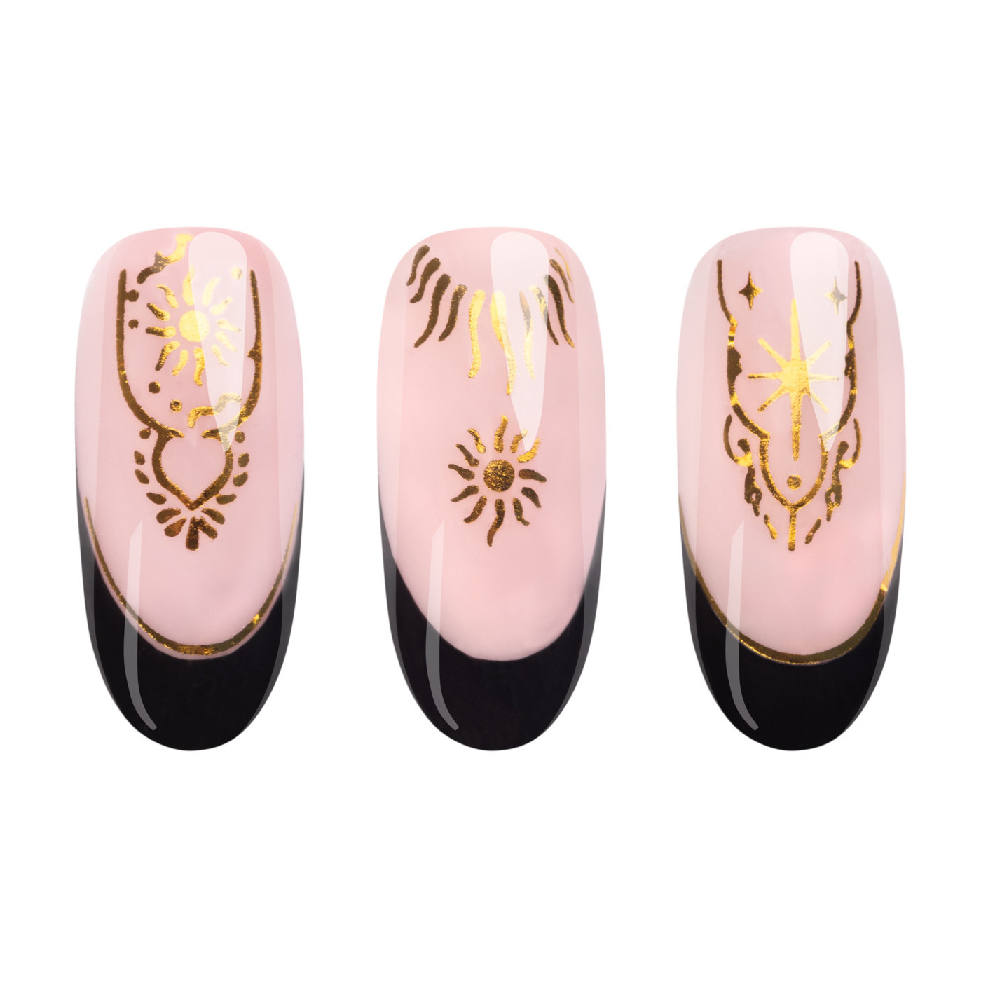 Nail Stickers 06: Astro Gold