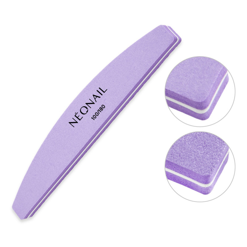 Lima mezzaluna per lucidatura 100/180 - viola Lima mezzaluna per lucidatura 100/180 - viola
