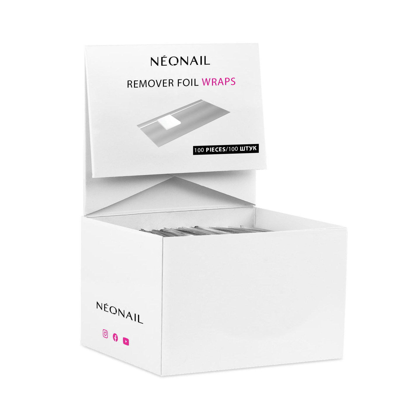 Foil Nail Wrap - 100 pezzi
