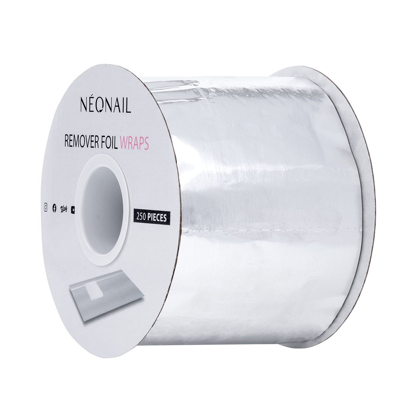 Nail foil wraps in roll - 250 pezzi