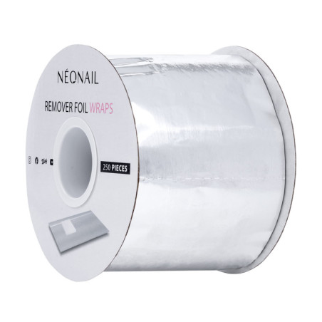 Nail foil wraps in roll - 250 pezzi