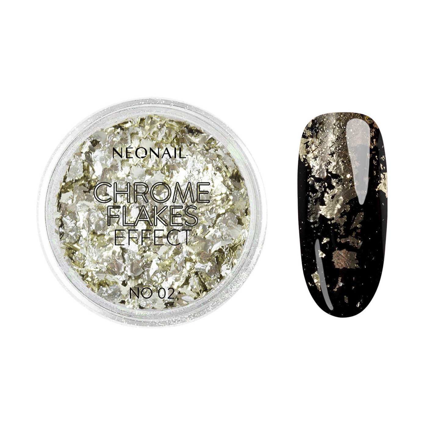Polvere Chrome Flakes Effect no. 02