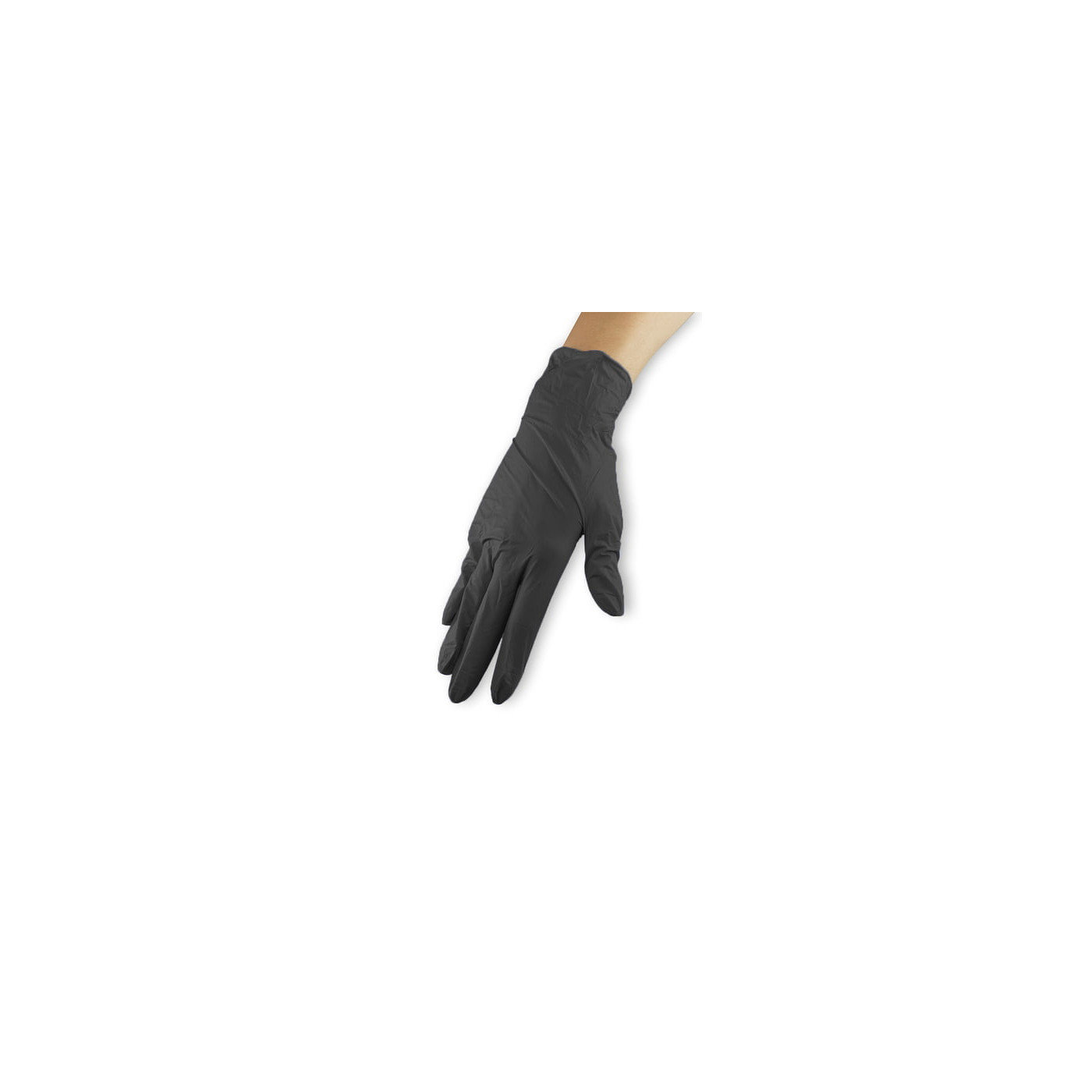 Guanti in nitrile nero M