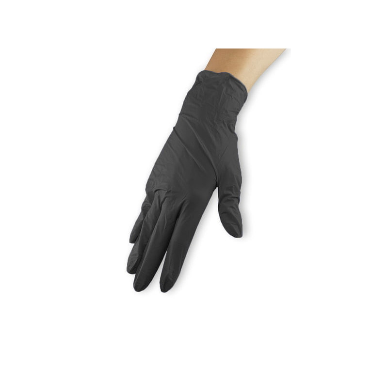 Guanti in nitrile nero M