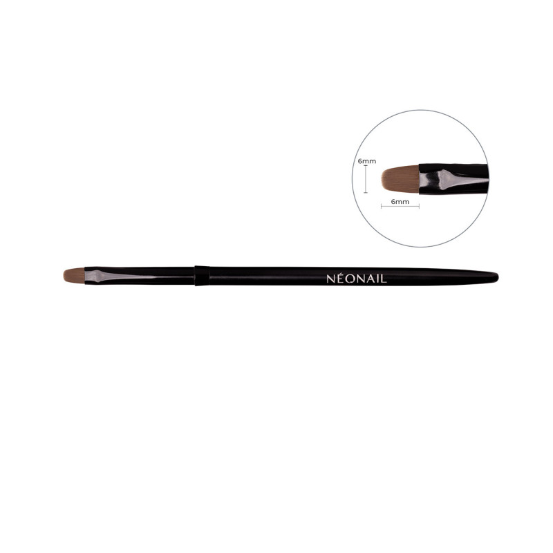 Pennello nail art 03 Oval 6 mm