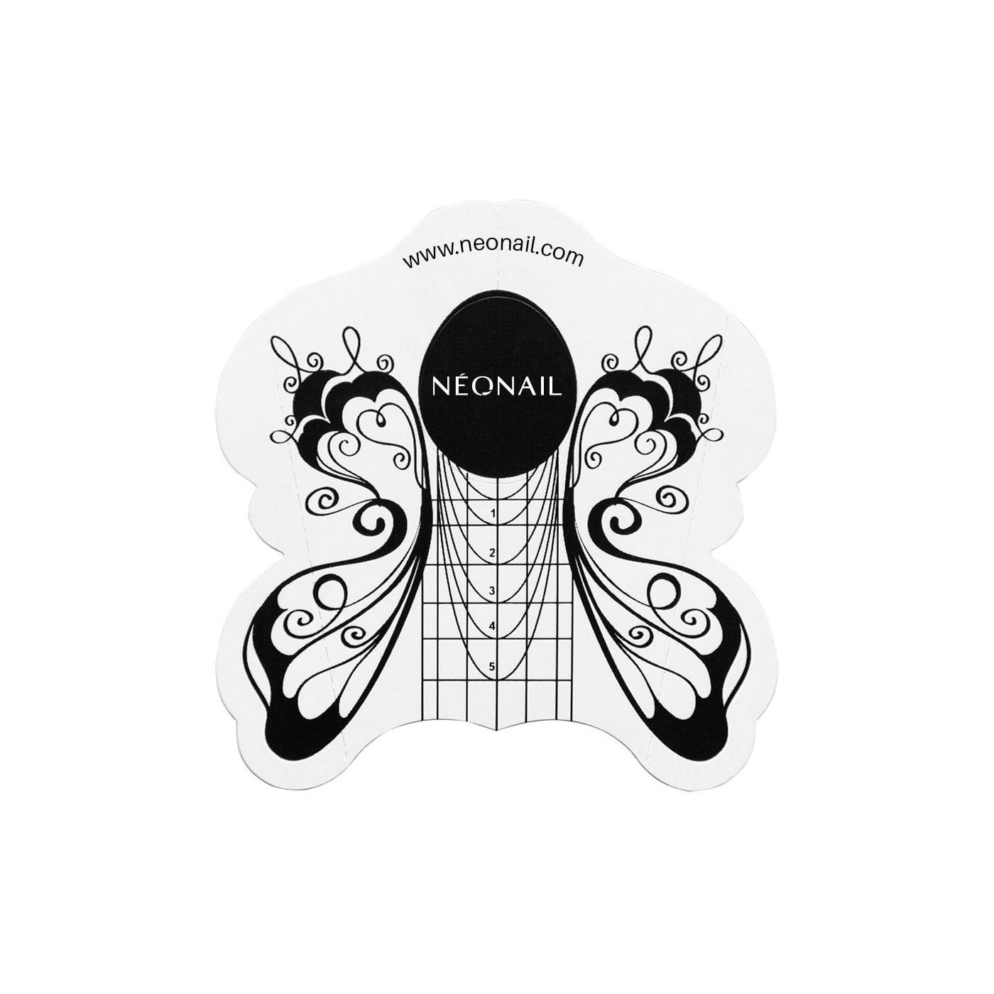 Cartine farfalla NEONAIL 500 pezzi