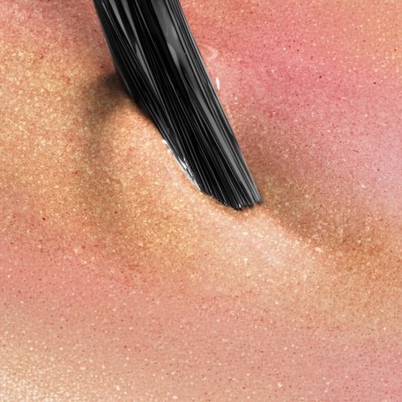 Smalto semipermanente 3in1 rosa One Rose Glow 01 &ndash; effetto glitter