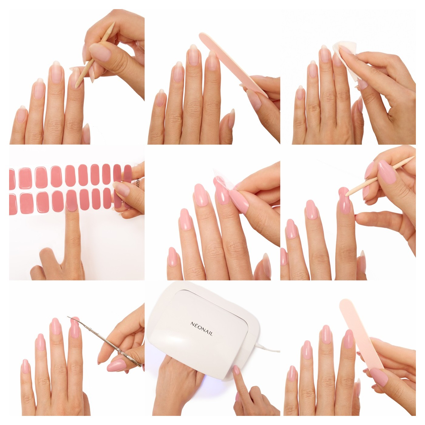 Gel Stickers Easy On M08