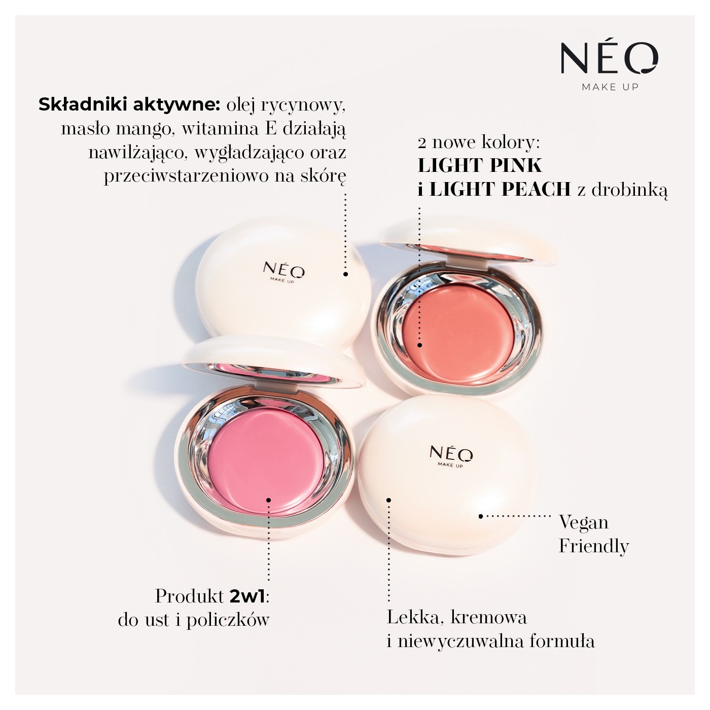 Balsamo Labbra & Guance - Light Peach Balsamo Labbra & Guance - Light Peach
