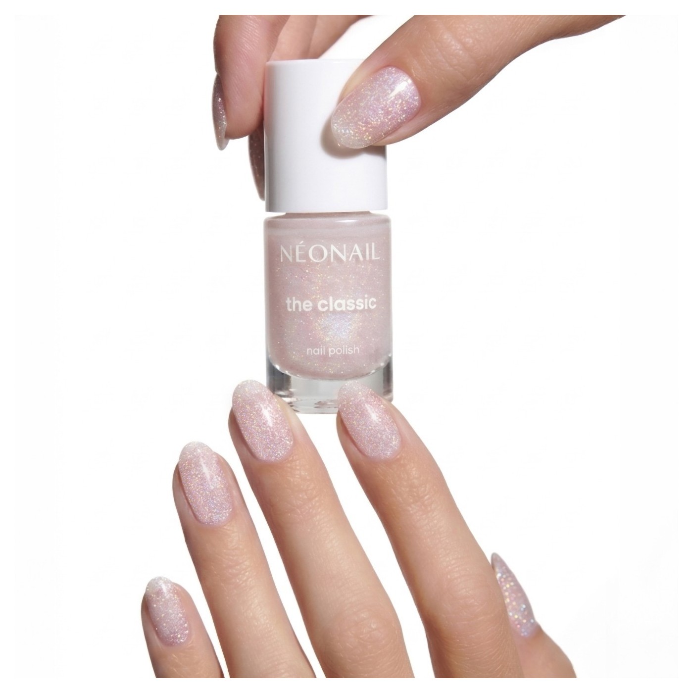 Glittery Mist 02 – smalto classico rosa con glitter | NEONAIL Glittery Mist 02 – smalto classico rosa con glitter | NEONAIL