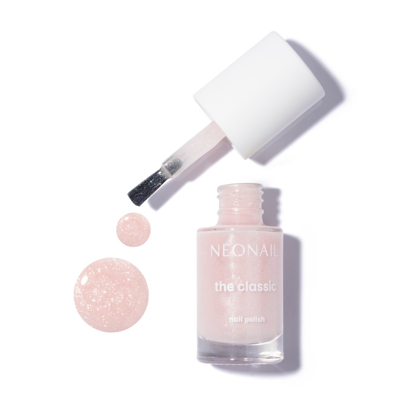 Glittery Mist 02 – smalto classico rosa con glitter | NEONAIL Glittery Mist 02 – smalto classico rosa con glitter | NEONAIL