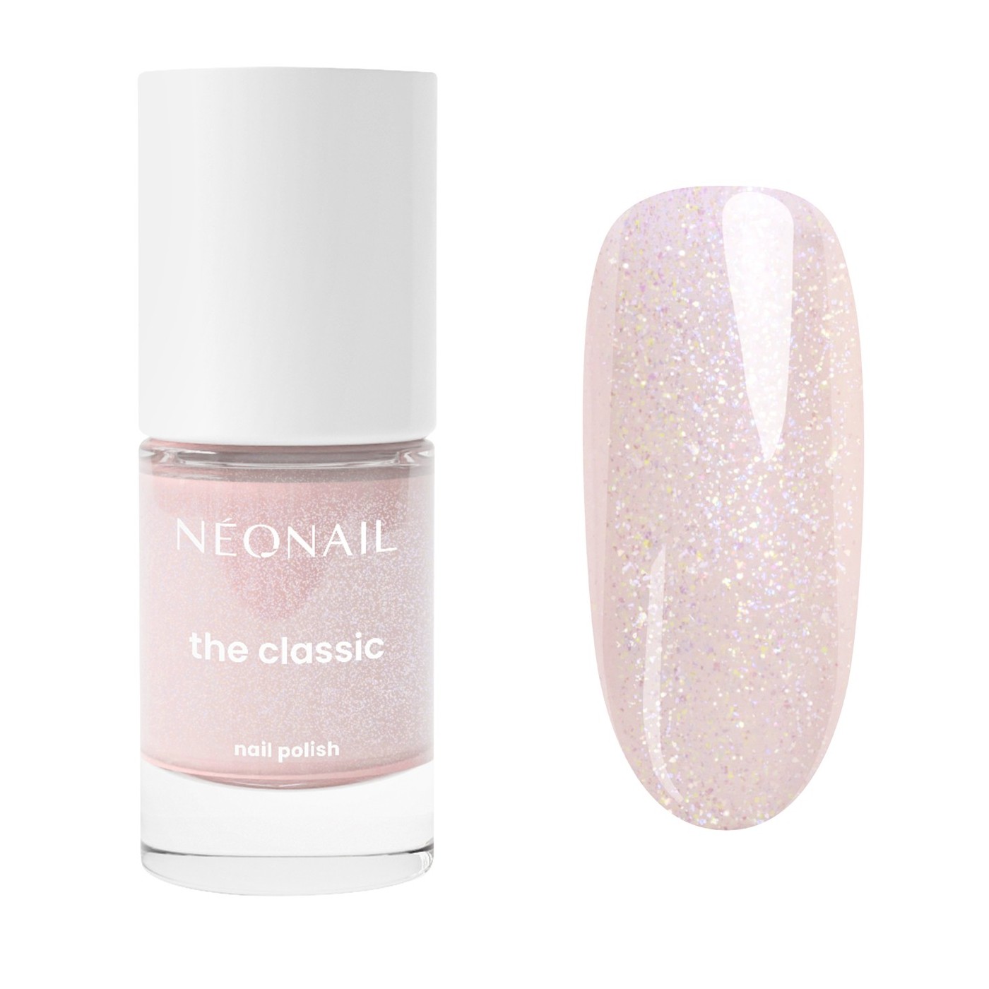 Glittery Mist 02 – smalto classico rosa con glitter | NEONAIL Glittery Mist 02 – smalto classico rosa con glitter | NEONAIL