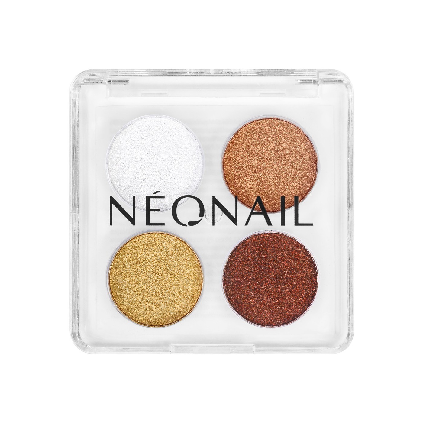Palette di pigmenti pressati (4 colori) &ndash; effetto metallic o chrome | NEONAIL