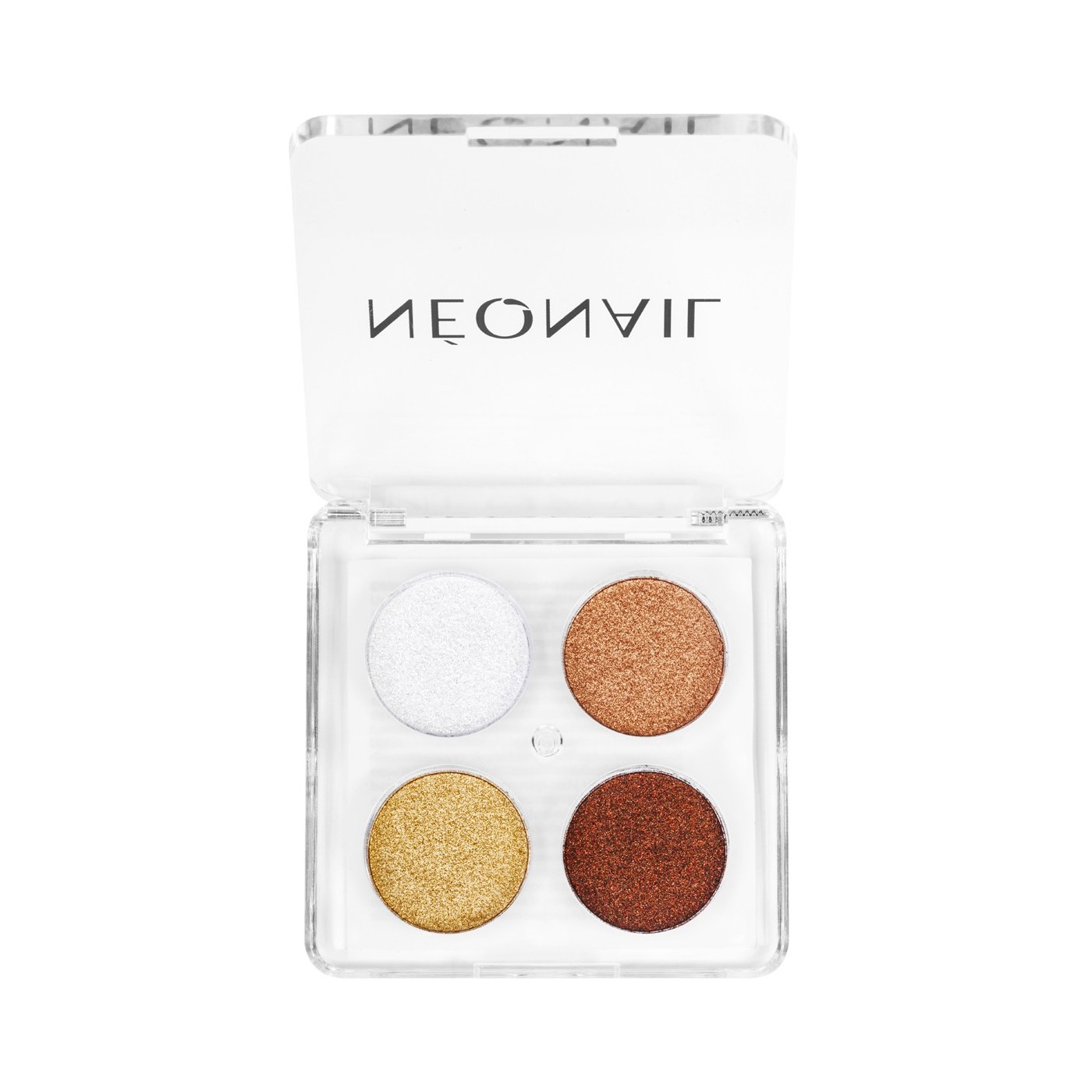Palette di pigmenti pressati (4 colori) &ndash; effetto metallic o chrome | NEONAIL
