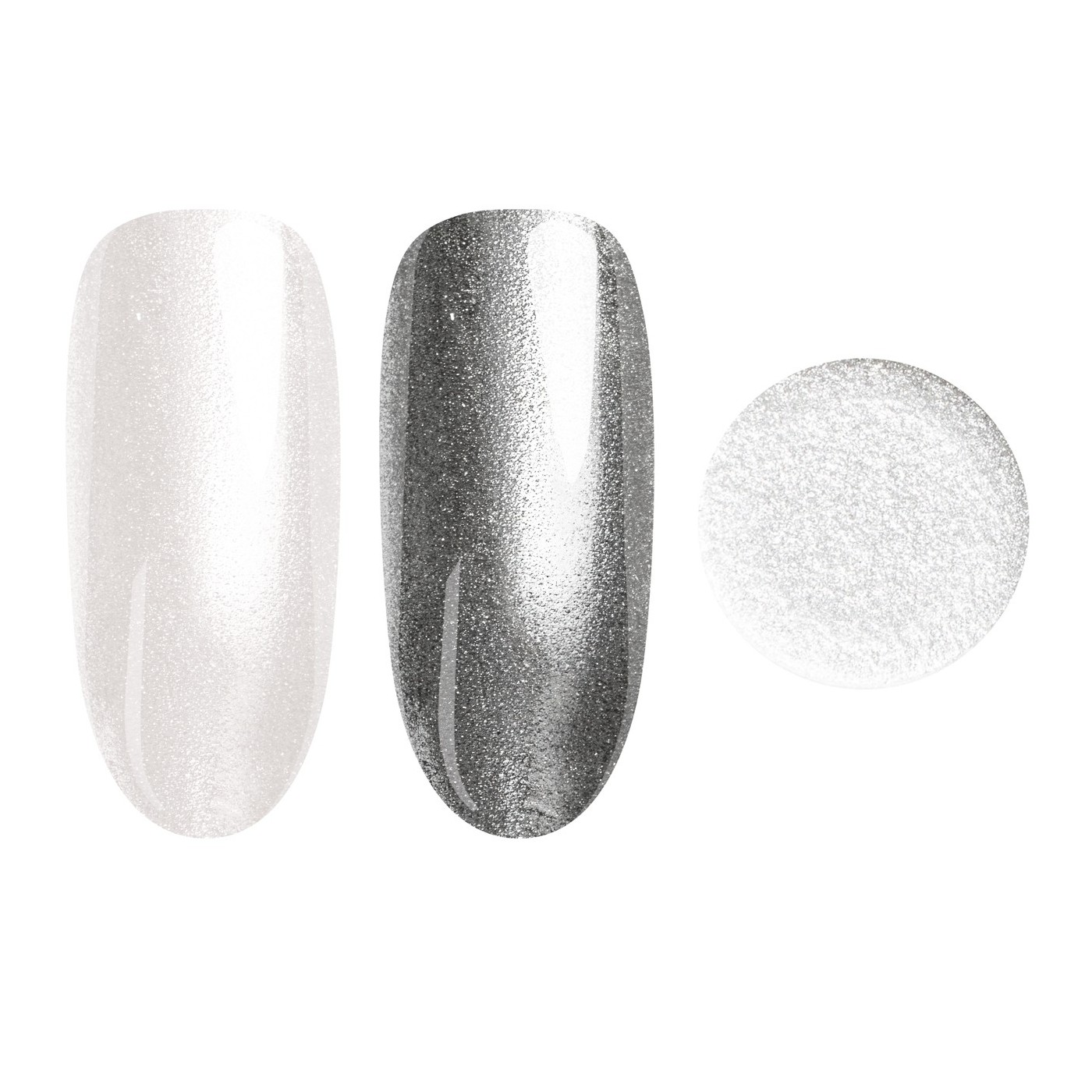 Palette di pigmenti pressati (4 colori) &ndash; effetto metallic o chrome | NEONAIL