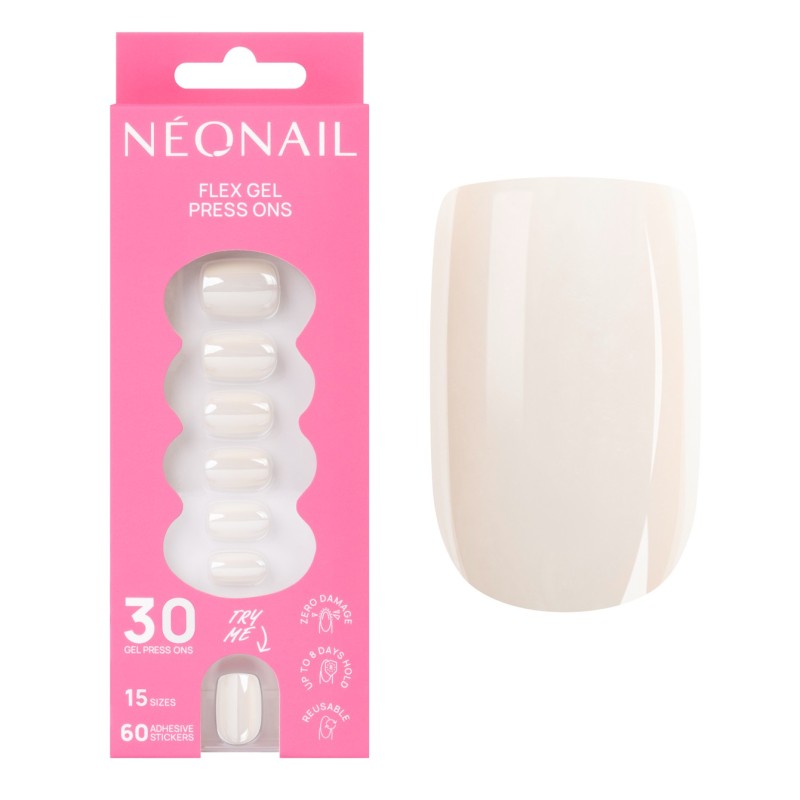 Flex Gel Press Ons 30 pz – Glazed Toffee Short Square | NEONAIL Flex Gel Press Ons 30 pz – Glazed Toffee Short Square | NEONAIL