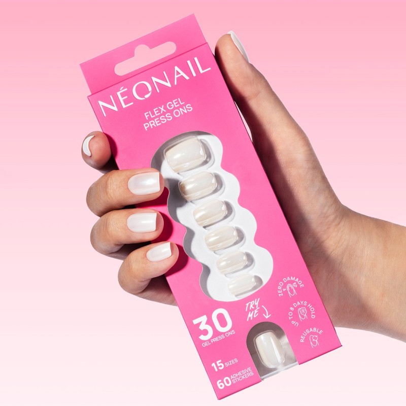Flex Gel Press Ons 30 pz – Glazed Toffee Short Square | NEONAIL Flex Gel Press Ons 30 pz – Glazed Toffee Short Square | NEONAIL