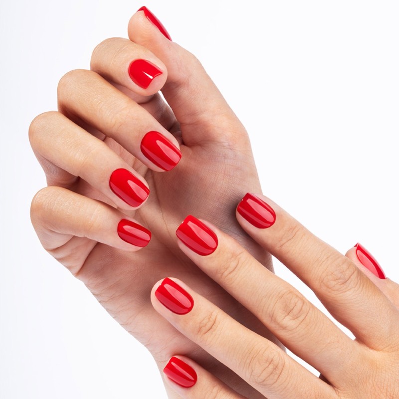 Flex Gel Press Ons 30 pz – Bold Red Short Square | NEONAIL Flex Gel Press Ons 30 pz – Bold Red Short Square | NEONAIL