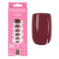 Flex Gel Press Ons 30 pz &ndash; Merlot Short Square