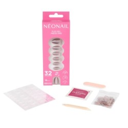 Flex Gel Press Ons 32 pz – Blush Cateye Medium Almond | NEONAIL Flex Gel Press Ons 32 pz – Blush Cateye Medium Almond | NEONAIL