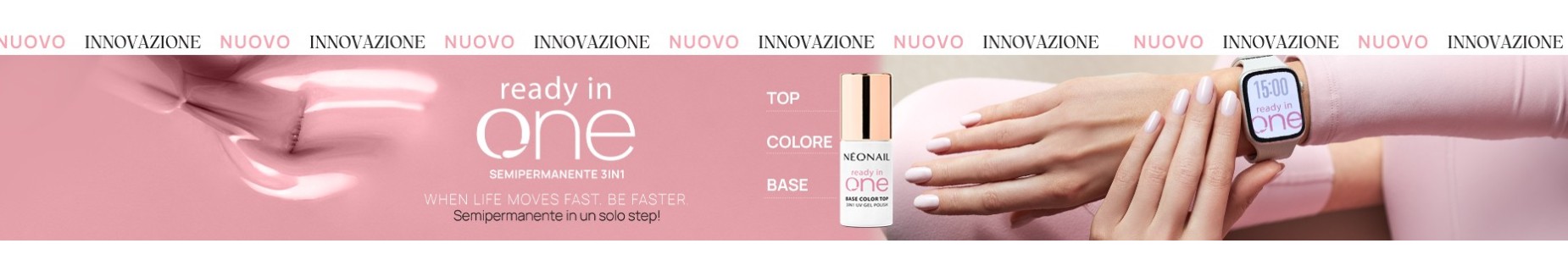 Smalti semipermanente 3in1 Ready In One