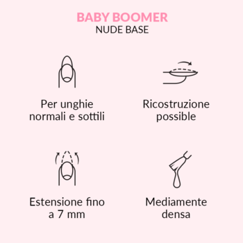 Smalto Semipermanente 7,2 ml - Baby Boomer Nude Base