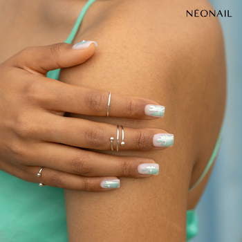 Foil Per Nail Art 29: Pastel Mint Foil Per Nail Art 29: Pastel Mint