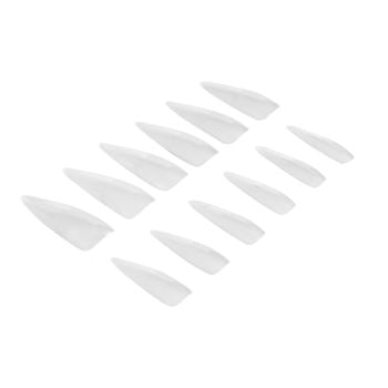 Tips Elastici per Allungamento Unghie Invisible Flexi Tips 03 Clear Stiletto