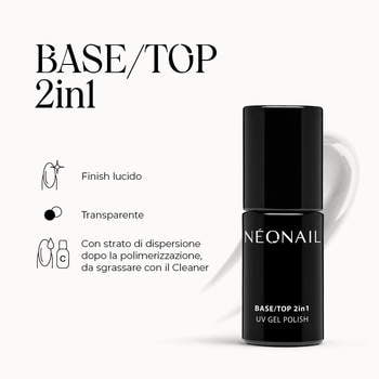 Smalto Semipermanente 7,2 ml - Base/top 2in1 Smalto Semipermanente 7,2 ml - Base/top 2in1