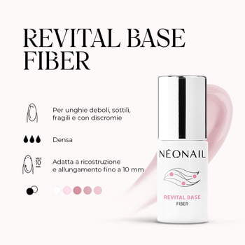 Smalto Semipermanente 7,2 ml - Revital Base Fiber Warm Cover Smalto Semipermanente 7,2 ml - Revital Base Fiber Warm Cover