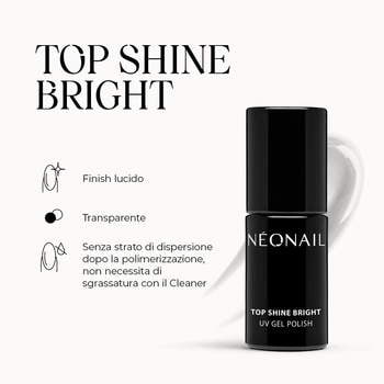 Smalto semipermanente 7,2 ml - Top Shine Bright Smalto semipermanente 7,2 ml - Top Shine Bright