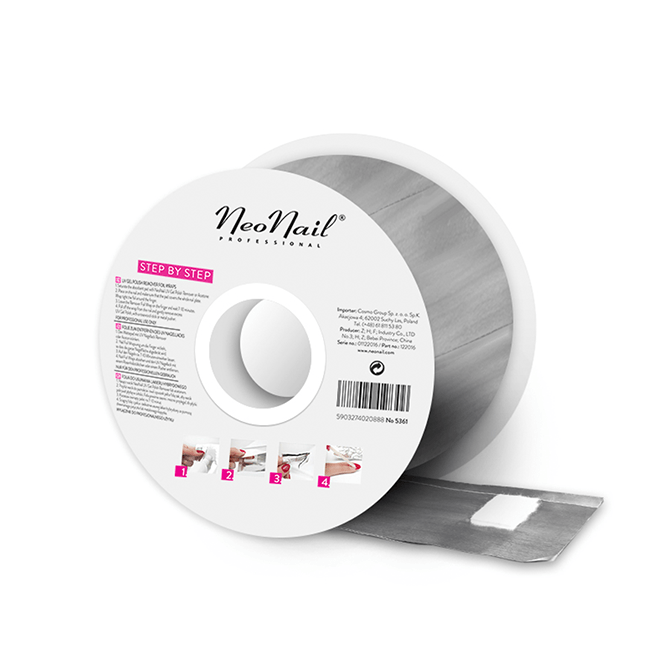 Nail foil wraps in roll - 250 pezzi